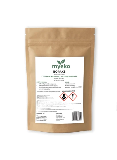 boraks 1 kg czteroboran sodu dziesięciowodny