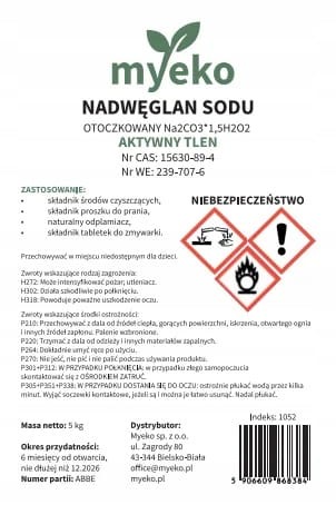 NADWĘGLAN SODU AKTYWNY TLEN PRANIE CZYSZCZENIE ODPLAMIACZ NATURALNY 5kg