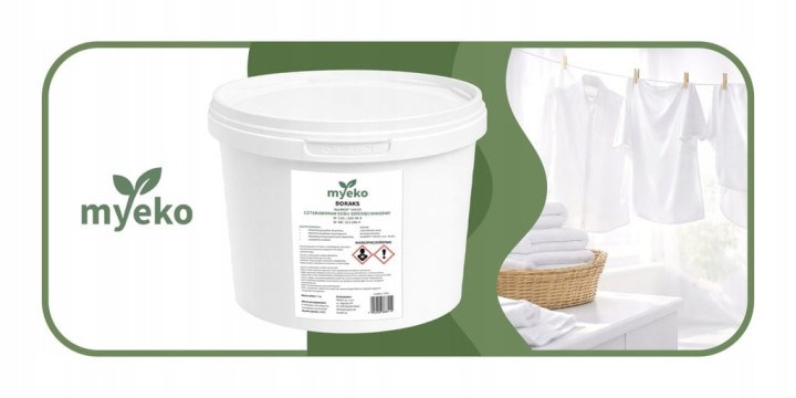 BORAKS BORAX CZYSTY CZTEROBORAN SODU 10-WODNY PRANIE CZYSZCZENIE 5kg