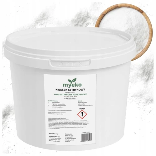 Kwasek cytrynowy 5 kg – myeko