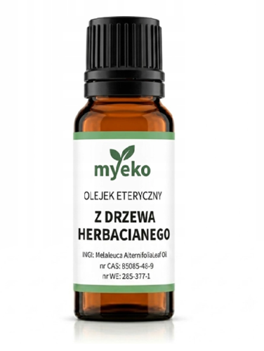 Olejek eteryczny z drzewa herbacianego myeko 30 ml – butelka z zakraplaczem