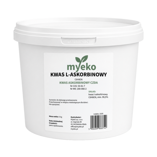 kwas l-askorbinowy witamina C CZDA czysta