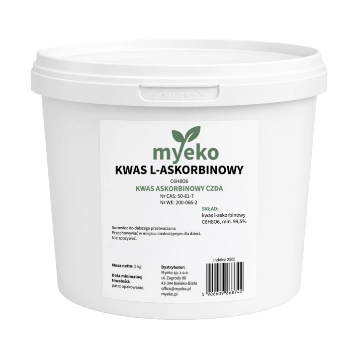 kwas l-askorbinowy witamina C CZDA czysta