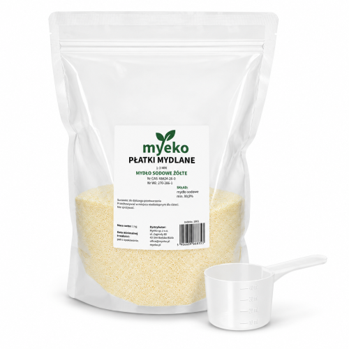 Płatki mydlane 1 kg z miarką